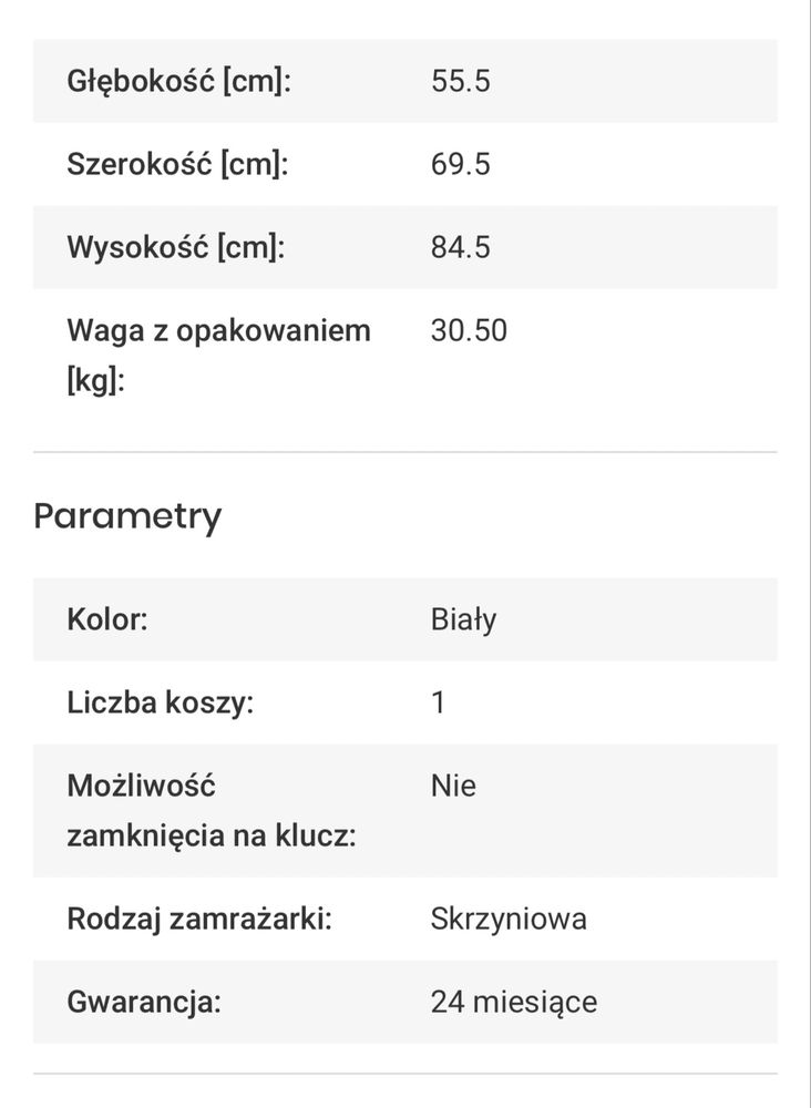 Zamrażarka CANDY CHAE 1452E