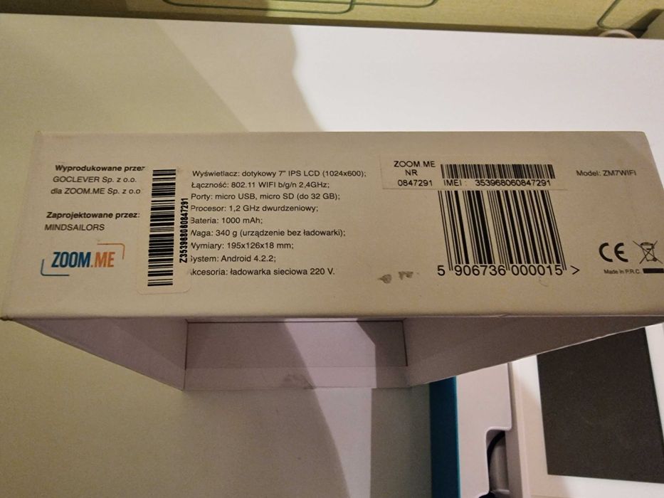 Ramka cyfrowa foto zdjęcia GoClever ekran dotykowy IPS 7' ZOOM ME WiFi
