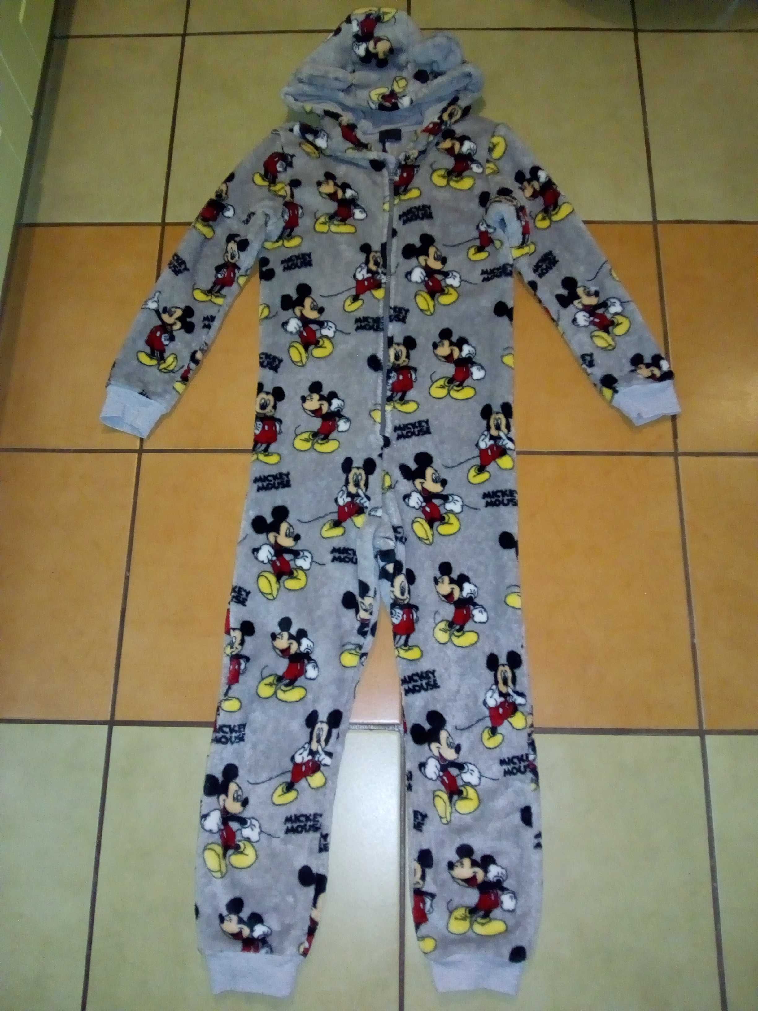 Piżama kombinezon dla dziecka Disney Myszka Mickey 9-10 Stan idealny