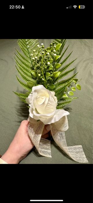 Ozdoba ślubna na samochód