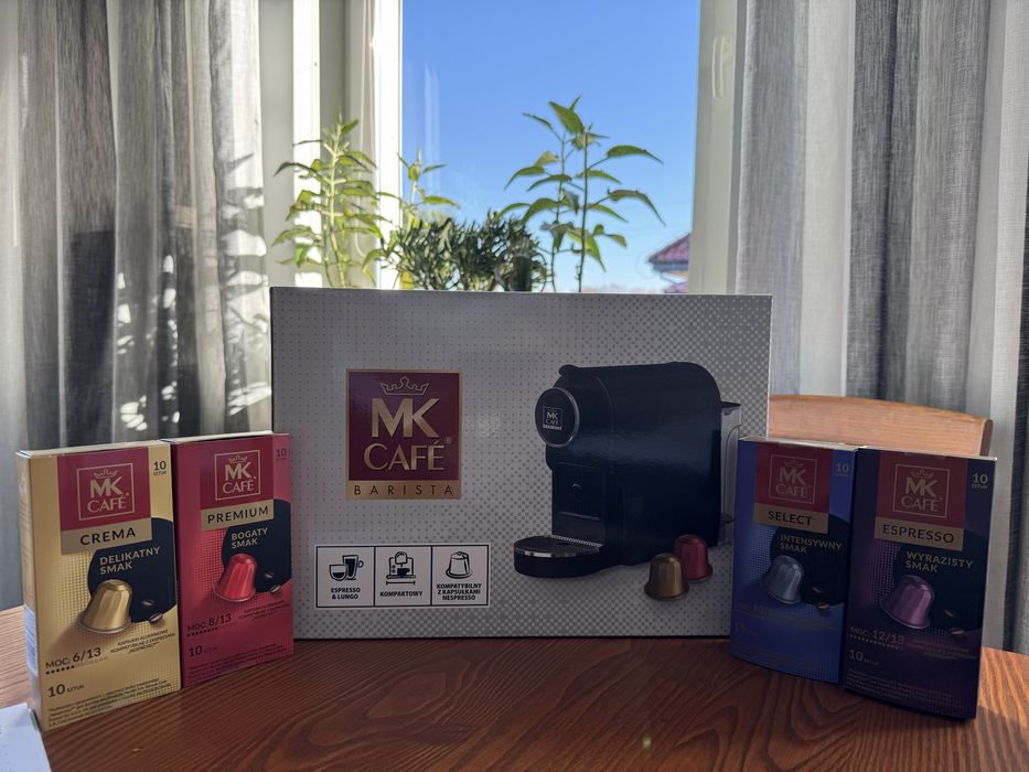 Ekspres kawowy MK Cafe Barista ekspresdo kawy kapsułki kawa nesspresso