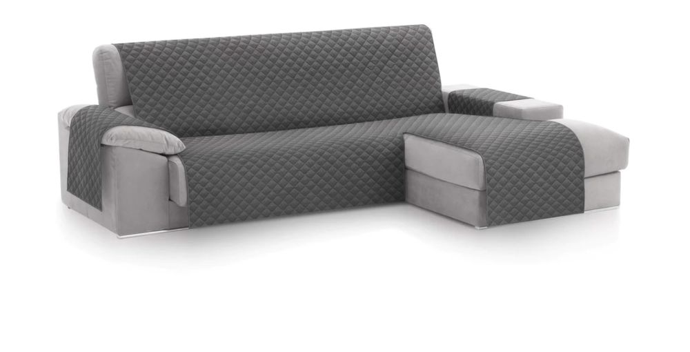 Narzuta na sofę w kształcie litery L - prawy - Rozmiar - 240 cm.
