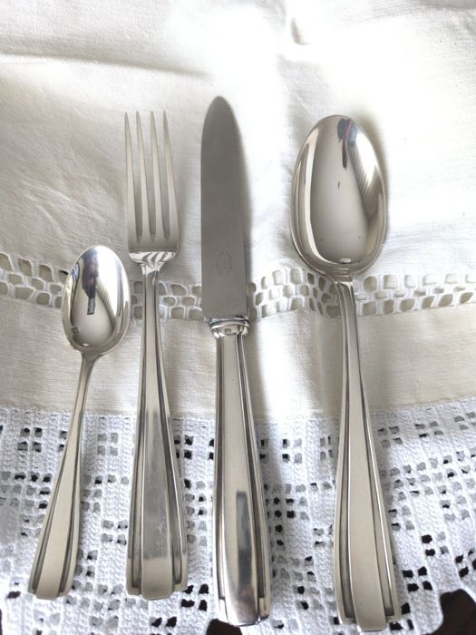 Talheres muito antigos com banho de prata