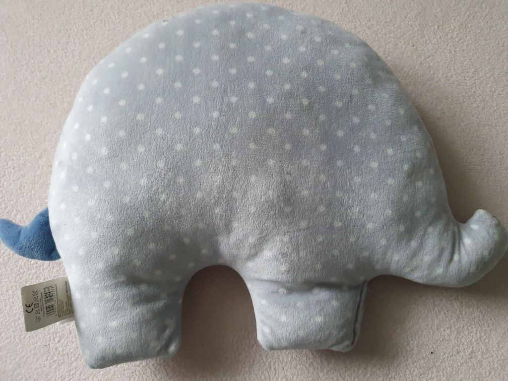 Poduszka jasiek w kształcie słoń słonia słonika