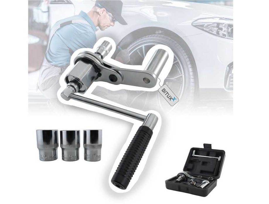 KLUCZ z przekładnią planetarną przełożenie: 16:1 do 680Nm  + nasadki