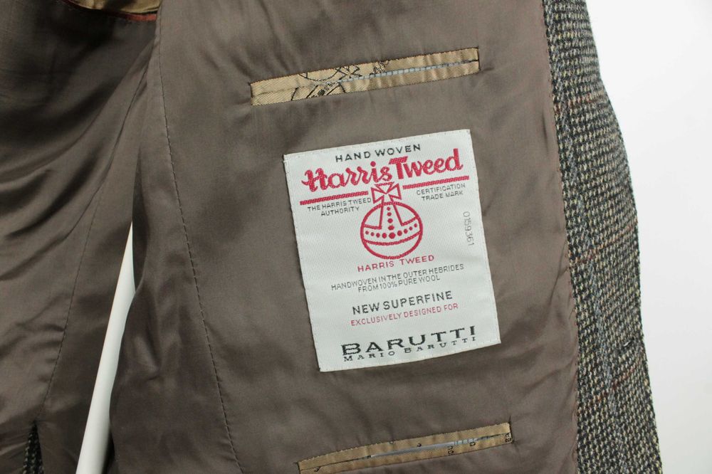 Шикарний твідовий піджак блейзер Harris Tweed Mario Barutti 50 М-Л