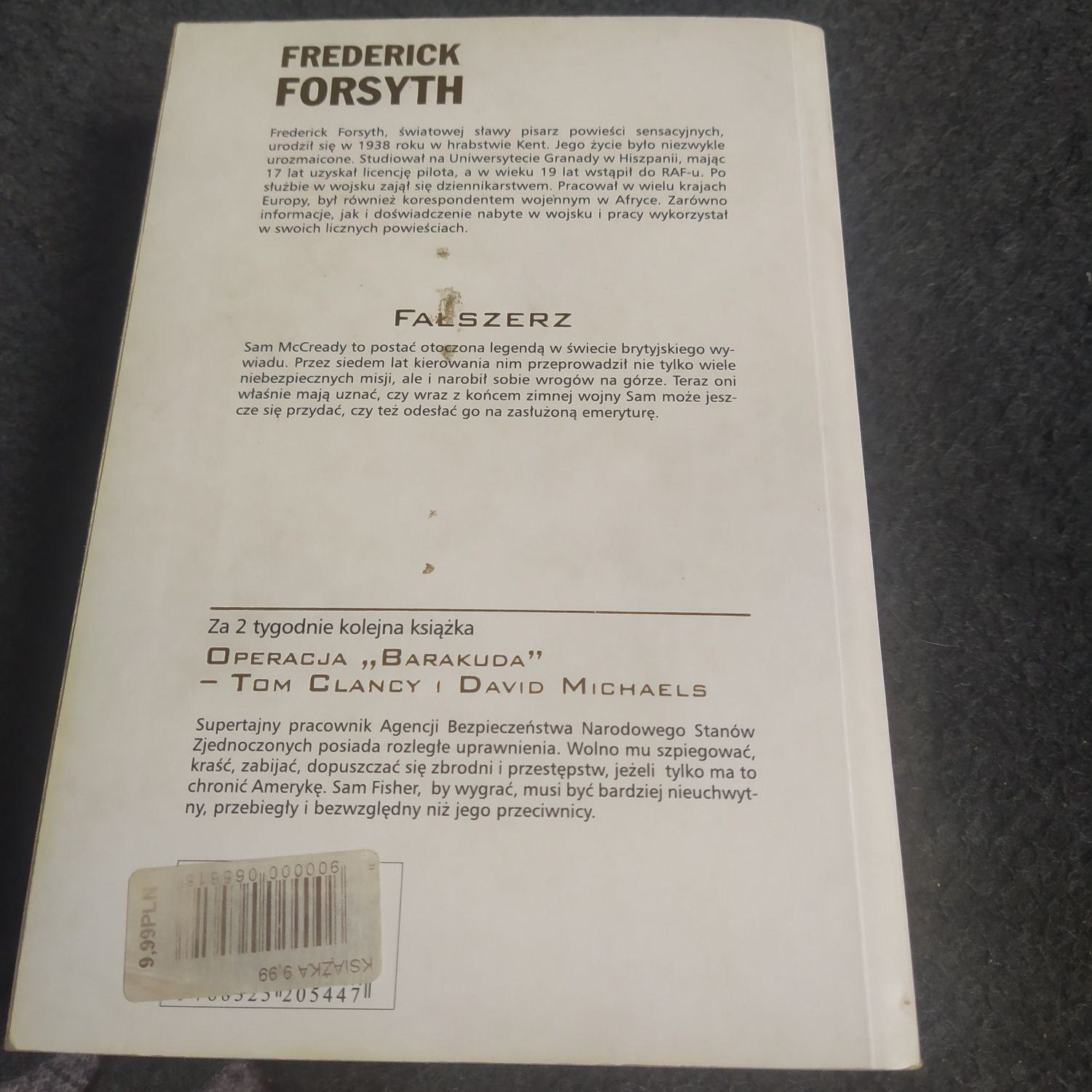 Fałszerz , Frederick Forsyth