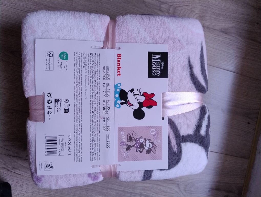 Kocyk myszka Minnie