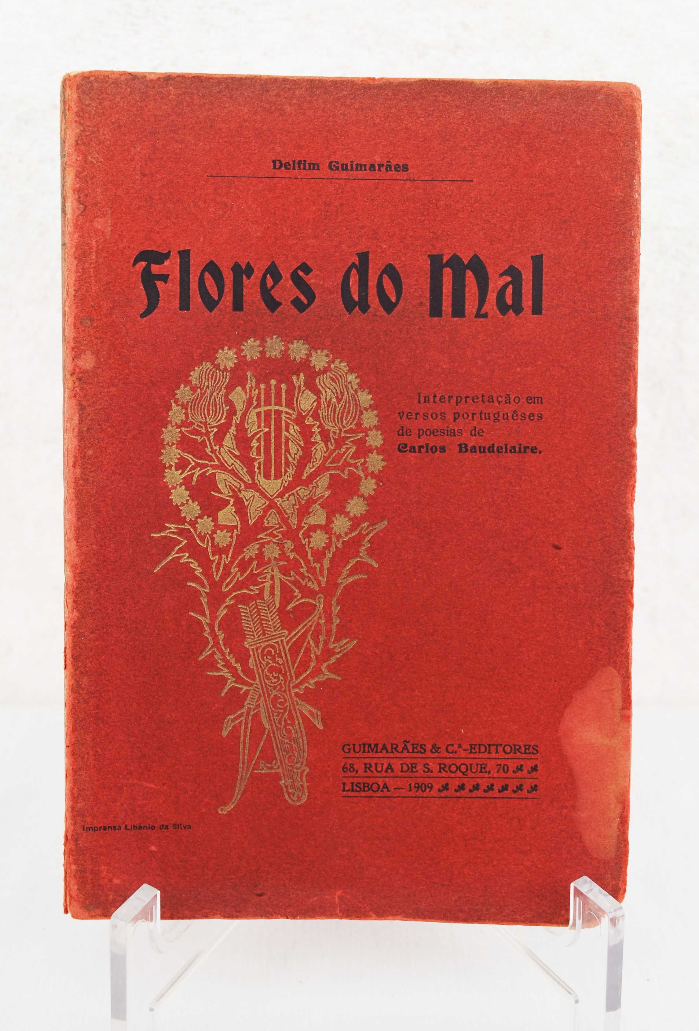 Flores do Mal, de Delfim Guimarães, de 1909