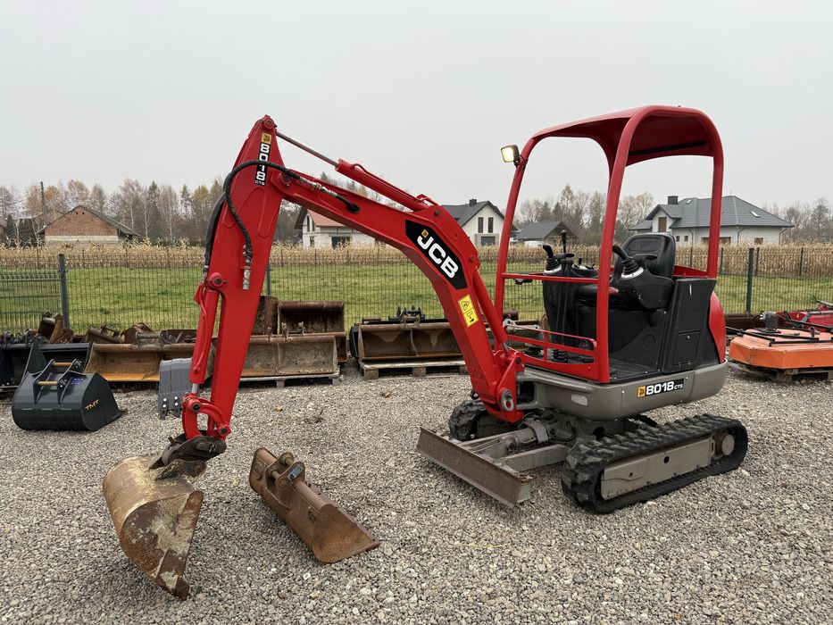 2016 rok 3 łyżki JCB 8018 minikoparka koparka kubota bobcat yanmar