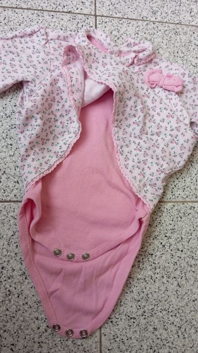 Conjunto Body + camisola 6-12 meses