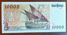 Nota 10.000 escudos da serie Navegadores, 1998