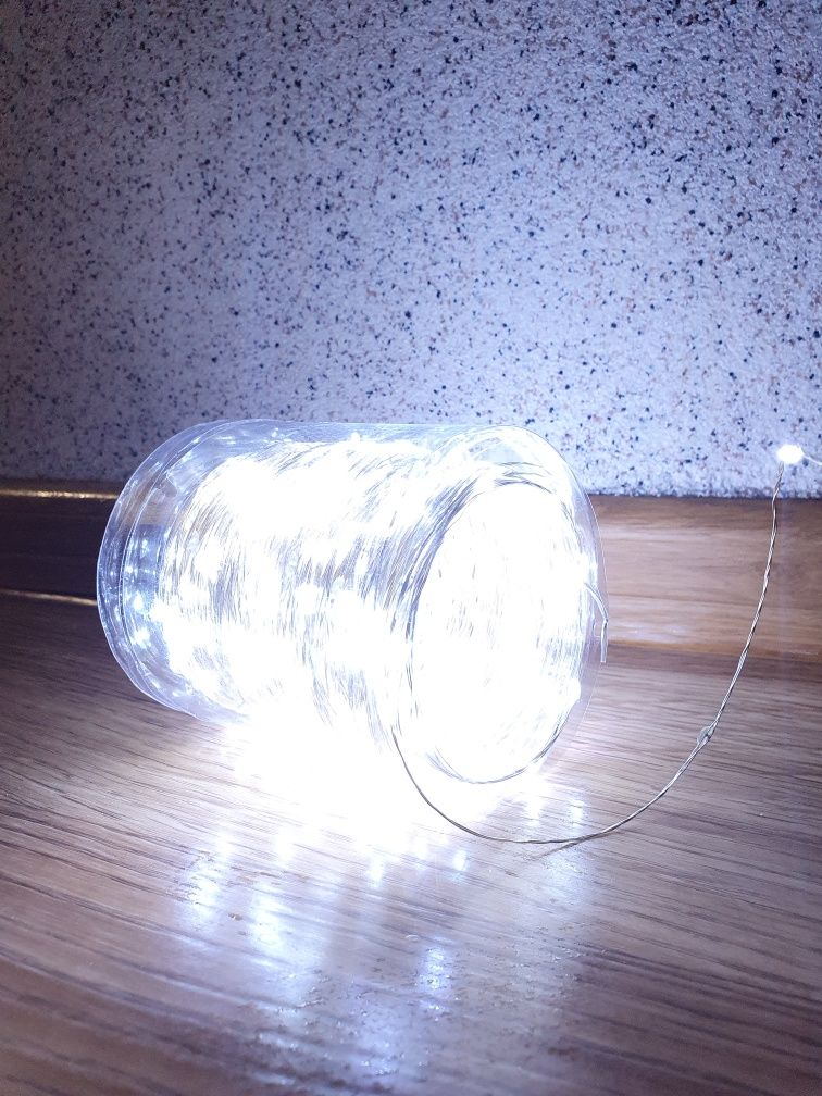 Гірлянда Роса Крапля 50 метрів 500 LED + пульт  лампочок світлодіодна