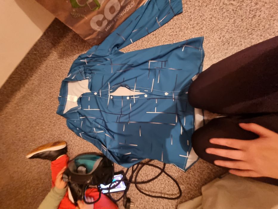 koszula nocna M niebieska