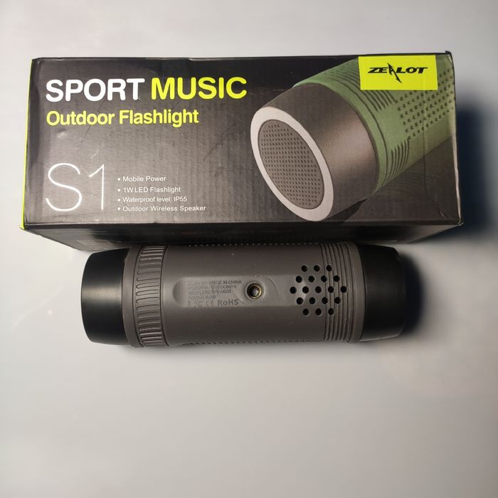 Блютуз колонка з фонарикомZealot s1