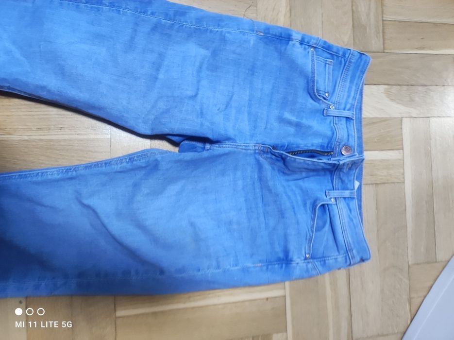 Jegginsy jeansy dżinsy skinny H&M regular waist King r. 36