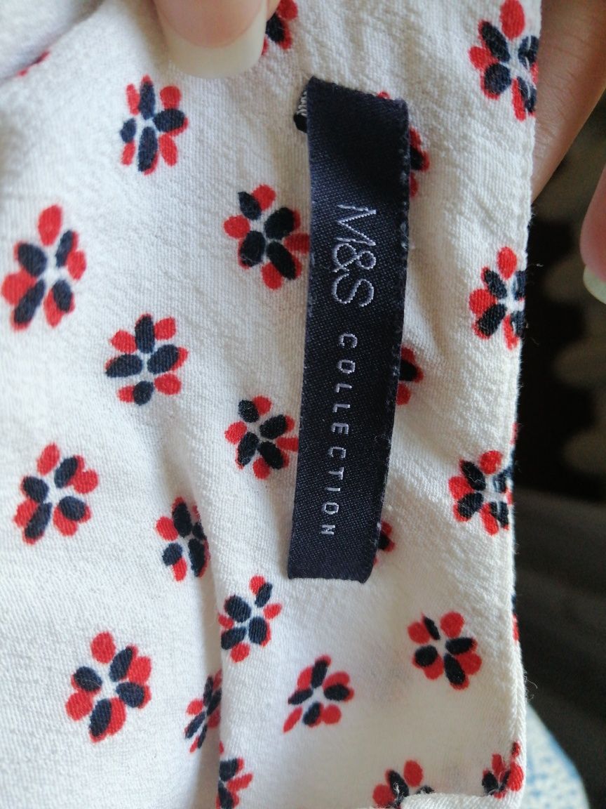 Сукня M&S Zara міді віскоза UK 16 EUR 42-44 айворі, кишені