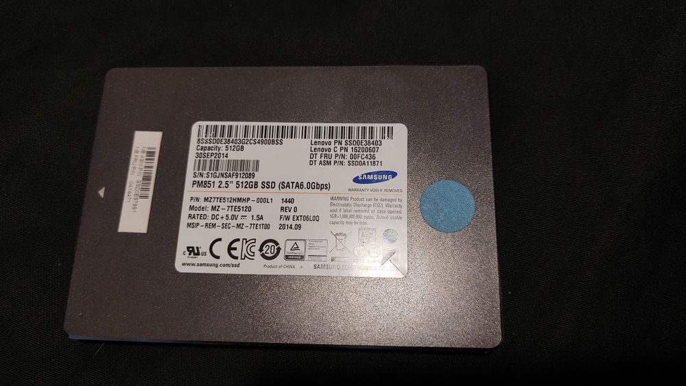 SSD Samsung 512 gb
