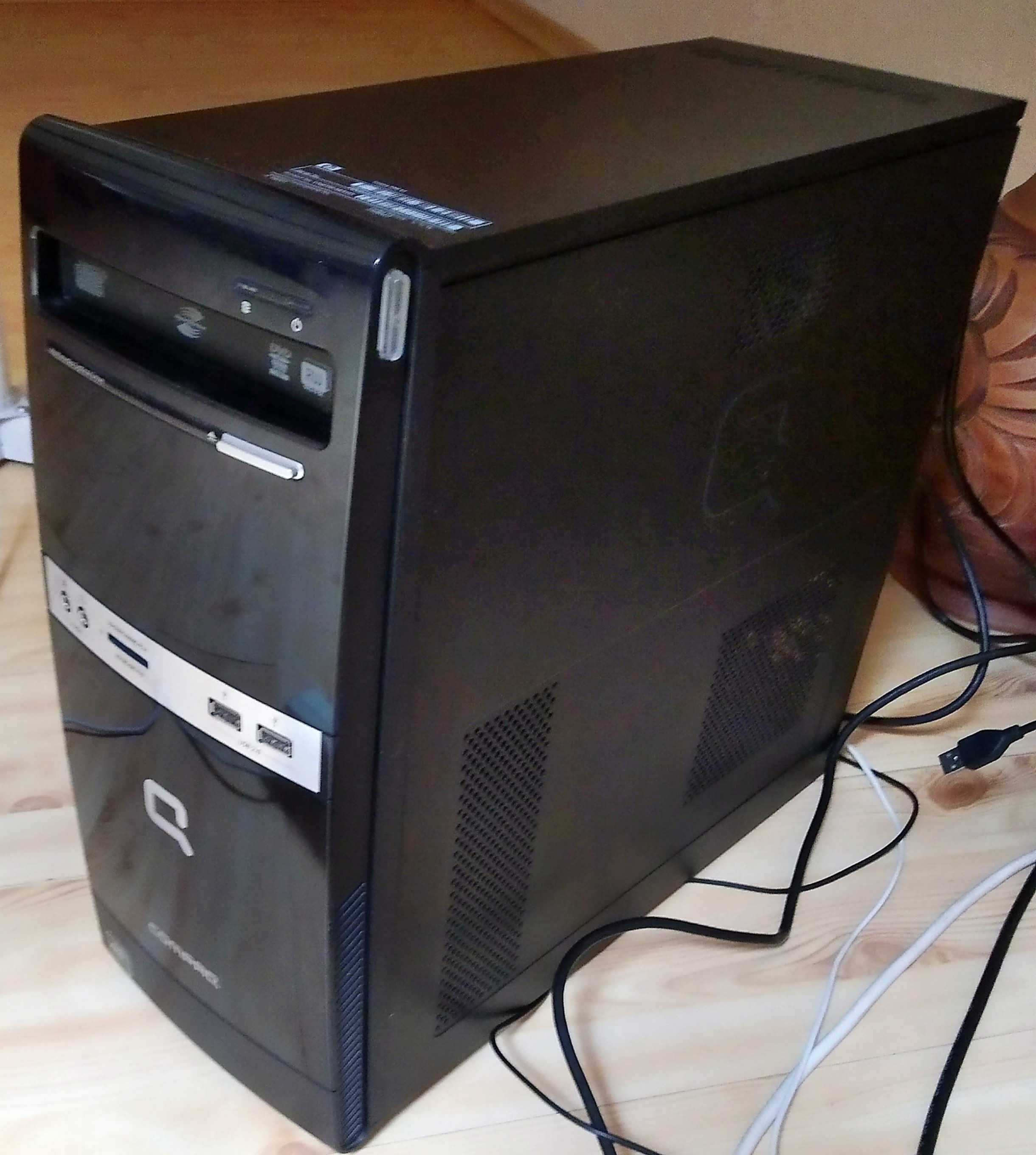 Komputer HP Compaq + Monitor HP