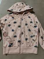 Bluza dziewczęca rozpinana 92 bluza dziewczęca dresowa lis lisek 92