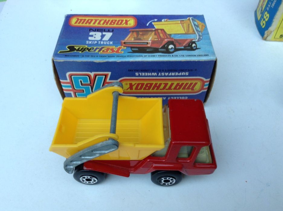 Matchbox Superfast Camião Skip Truck - Carro de obras - England