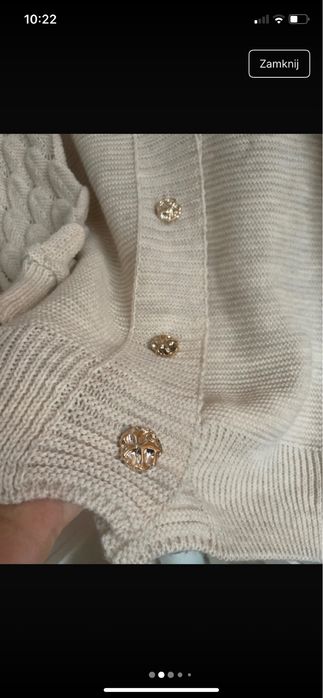 Kardigan damski uni