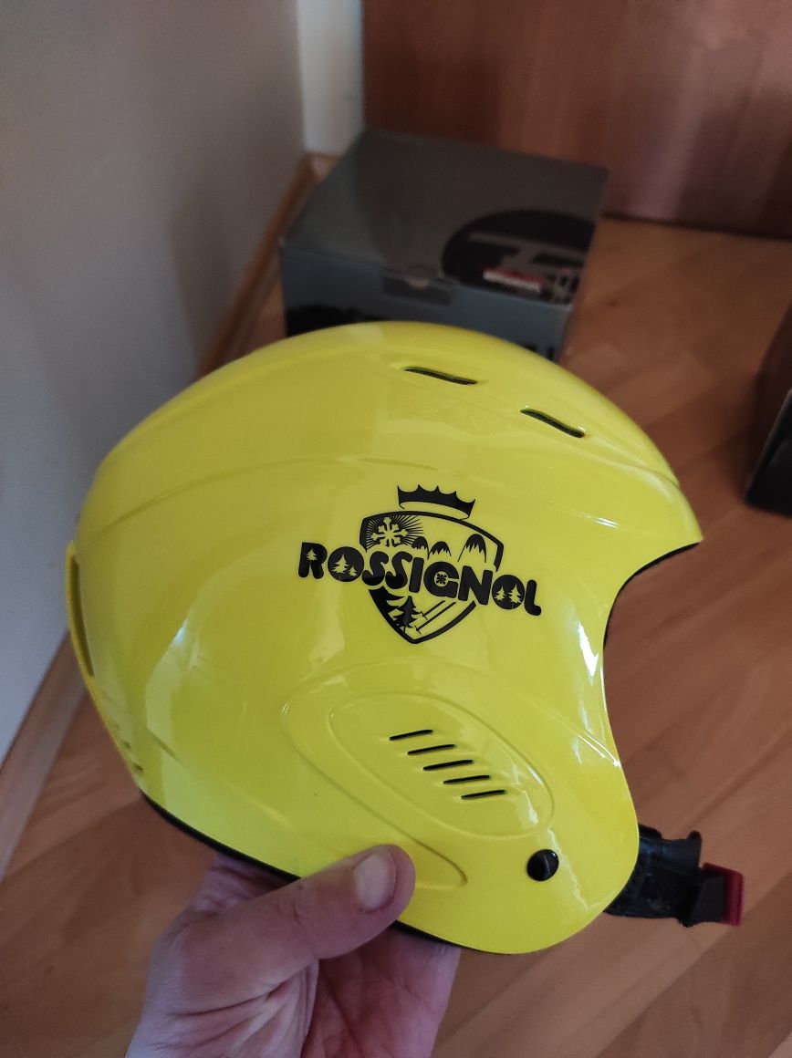 Kask narciarski Rossignol COMP Junior neon yellow RK0C024 - rozmiar 52