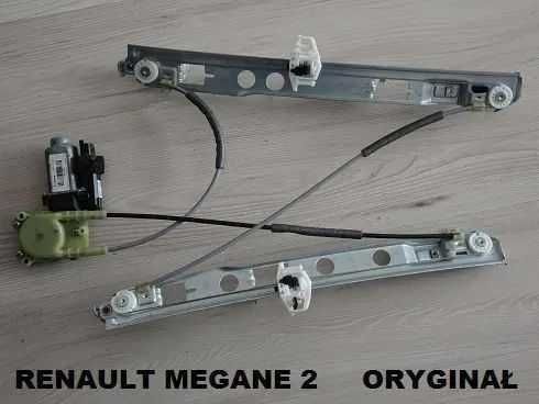 Podnośnik Mechanizm Szyby Renault Megane II 2 5d Przód Lewy 02- [5a]