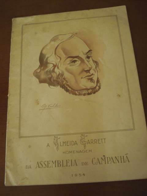 Livro Raro de Almeida Garrett, por Cruz Caldas -1954