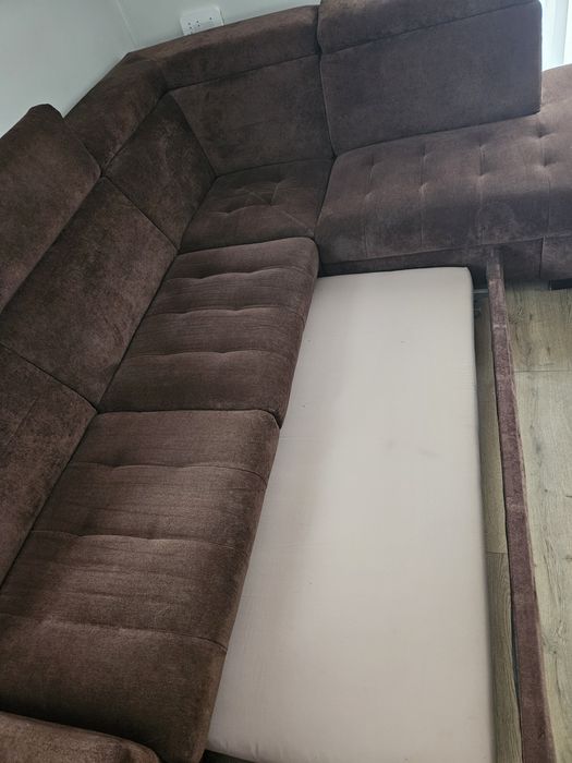 Narożnik kolor brązowy