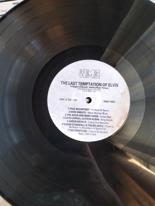 Disco de vinil LP x2 The Last Temptation of Elvis