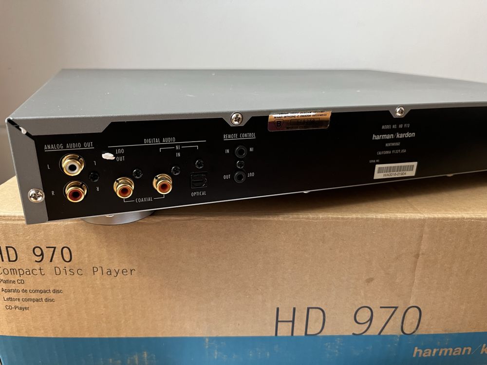 Harman Kardon HD970 odtwarzacz CD Przetwornik D/A wzorowy stan HiFi