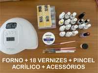 Kit Unhas Gel / Acrílico com POUCO USO