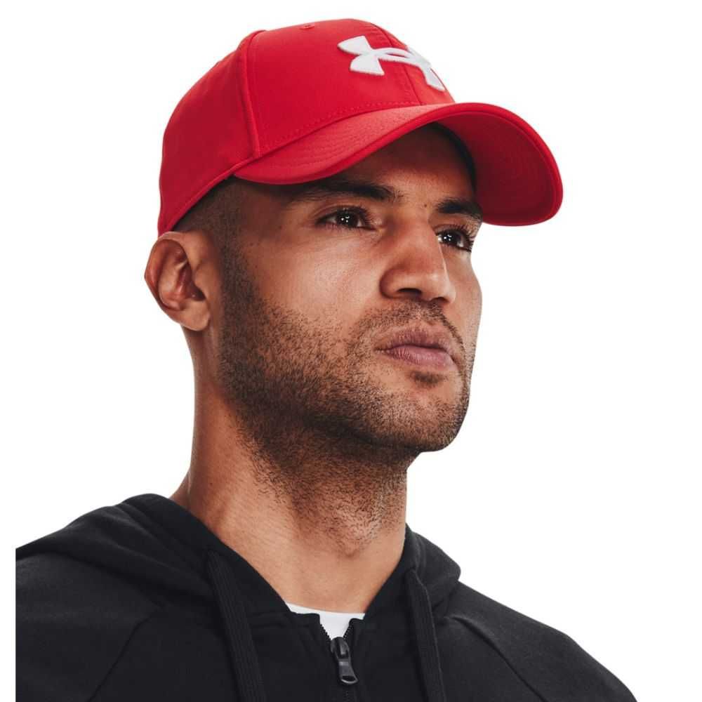 Czapka z daszkiem Under Armour Blitzing czerwona: różne rozmiary