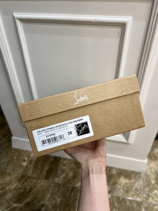 Туфли-лодочки Christian Louboutin Follies Strass в сетку