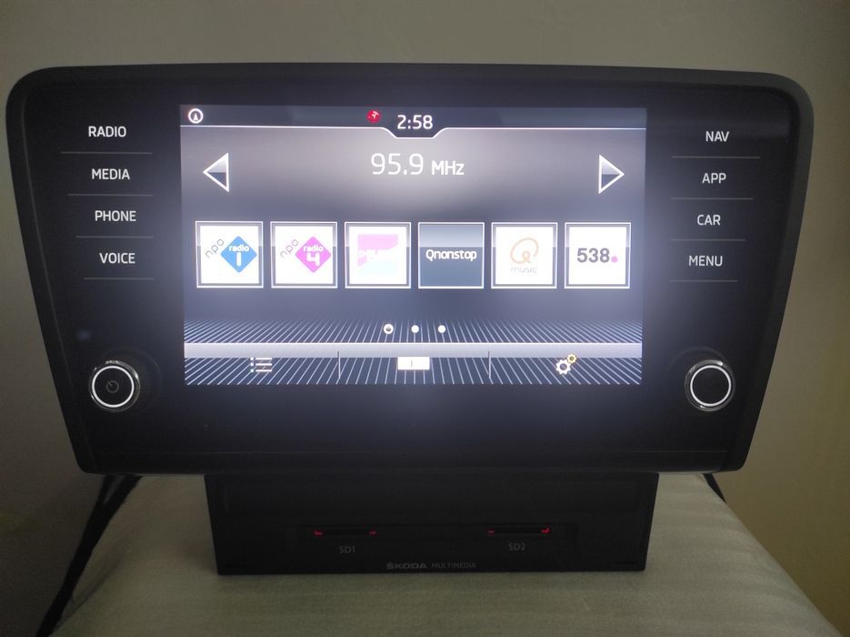 Оригінальний блок мультимедіа Skoda Amundsen MIB2 MQB