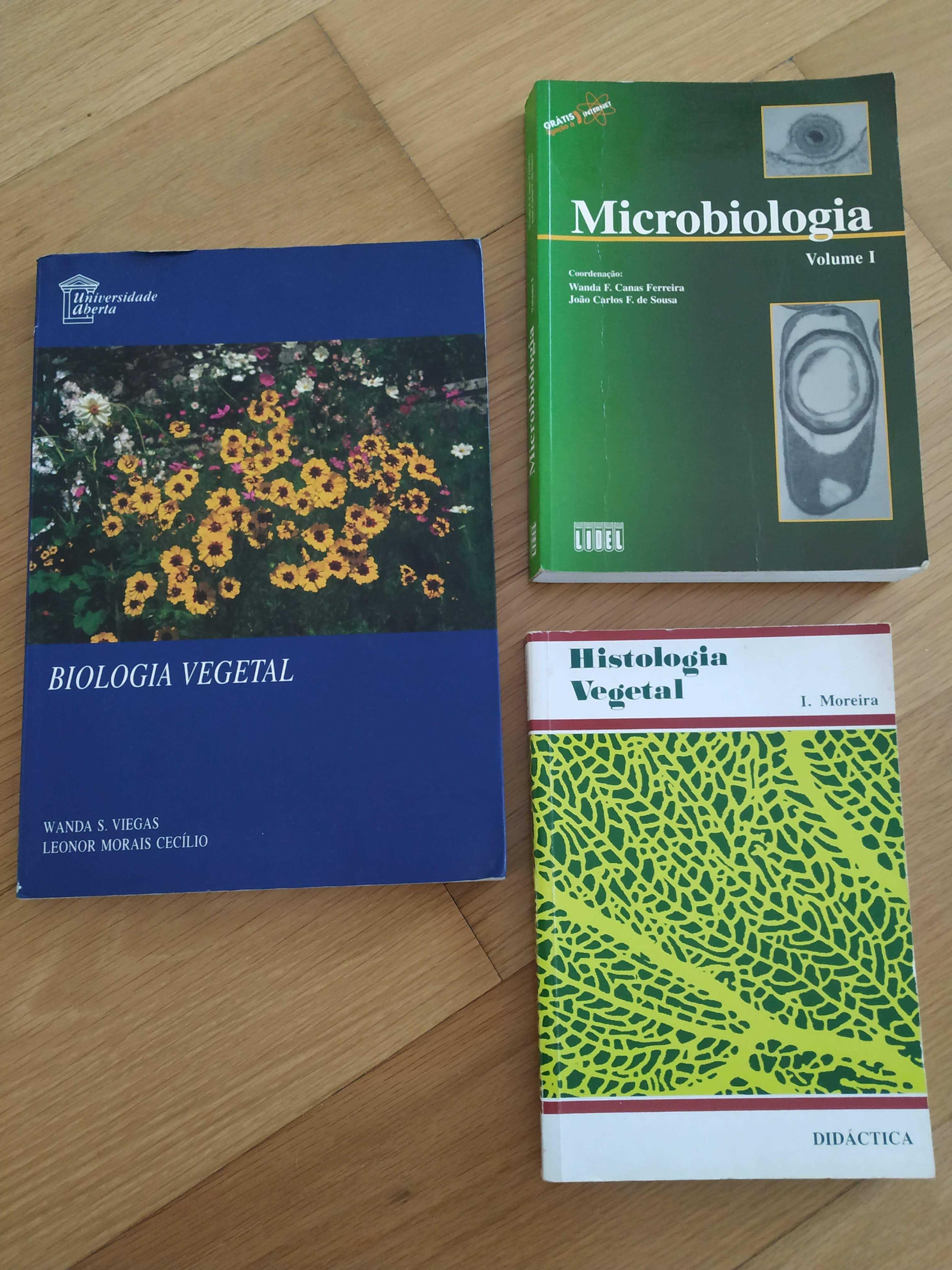 Livros de Biologia e Histologia Vegetal e Microbiologia desde 5€