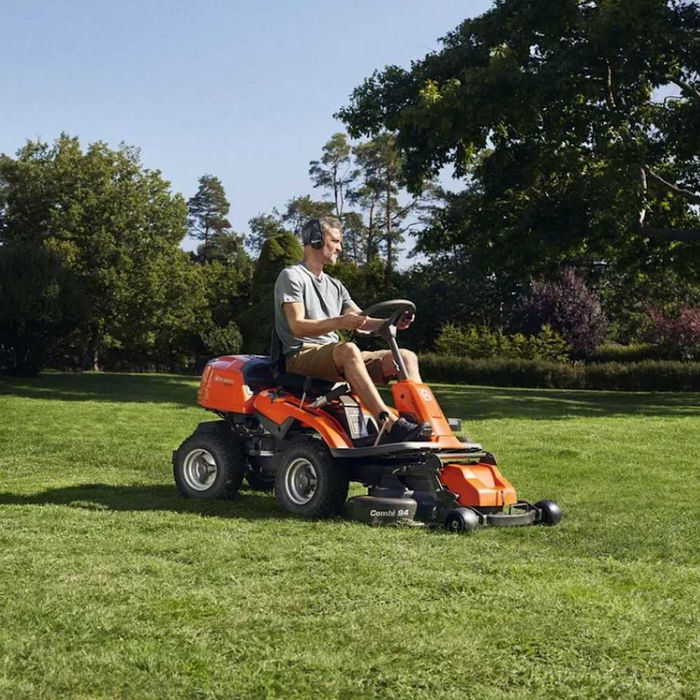 Kosiarka Traktorek Husqvarna Rider R214TC + Przyczepka wózek RATY 0%