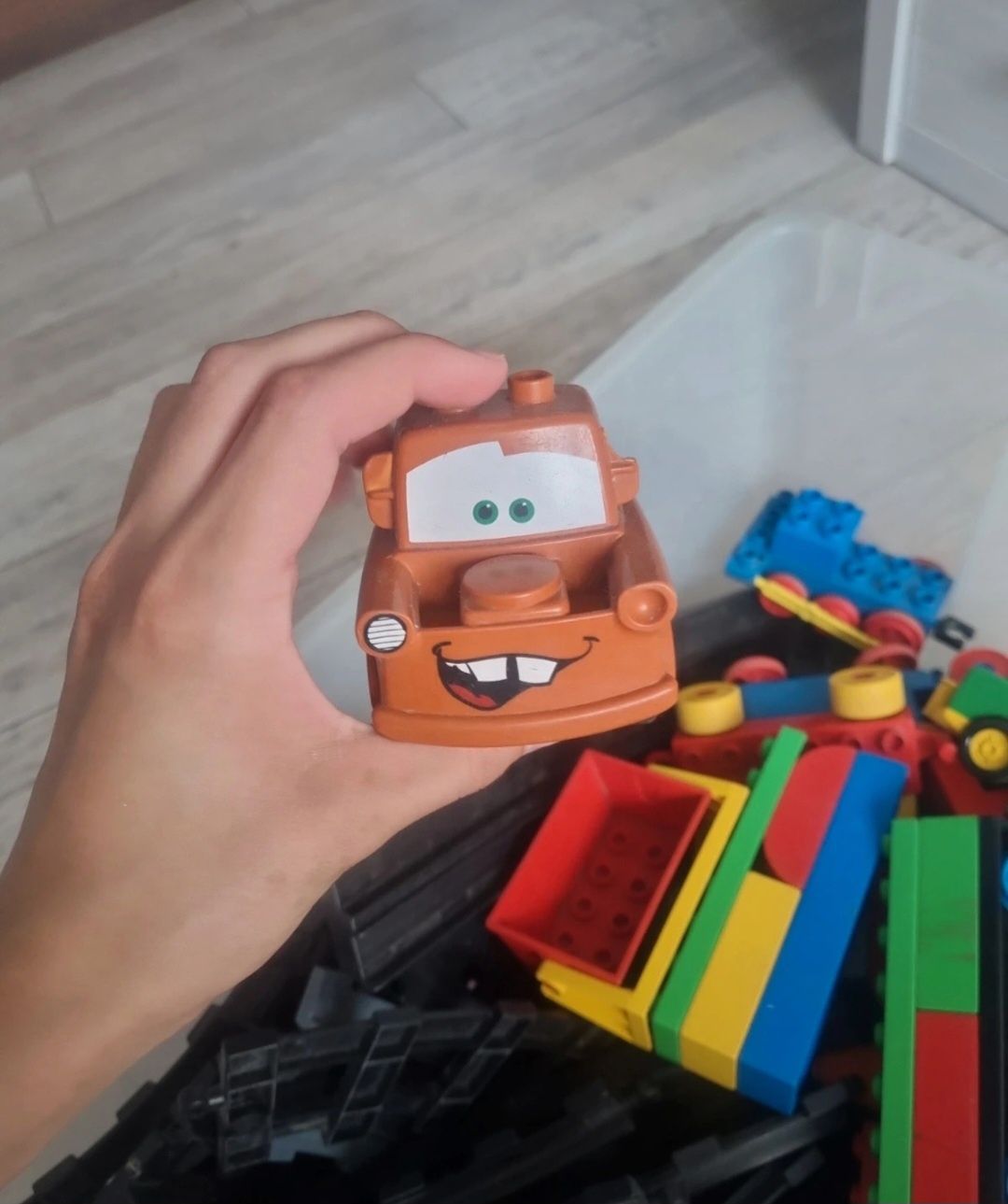 LEGO duplo zestaw kolejka + klocki i ludziki