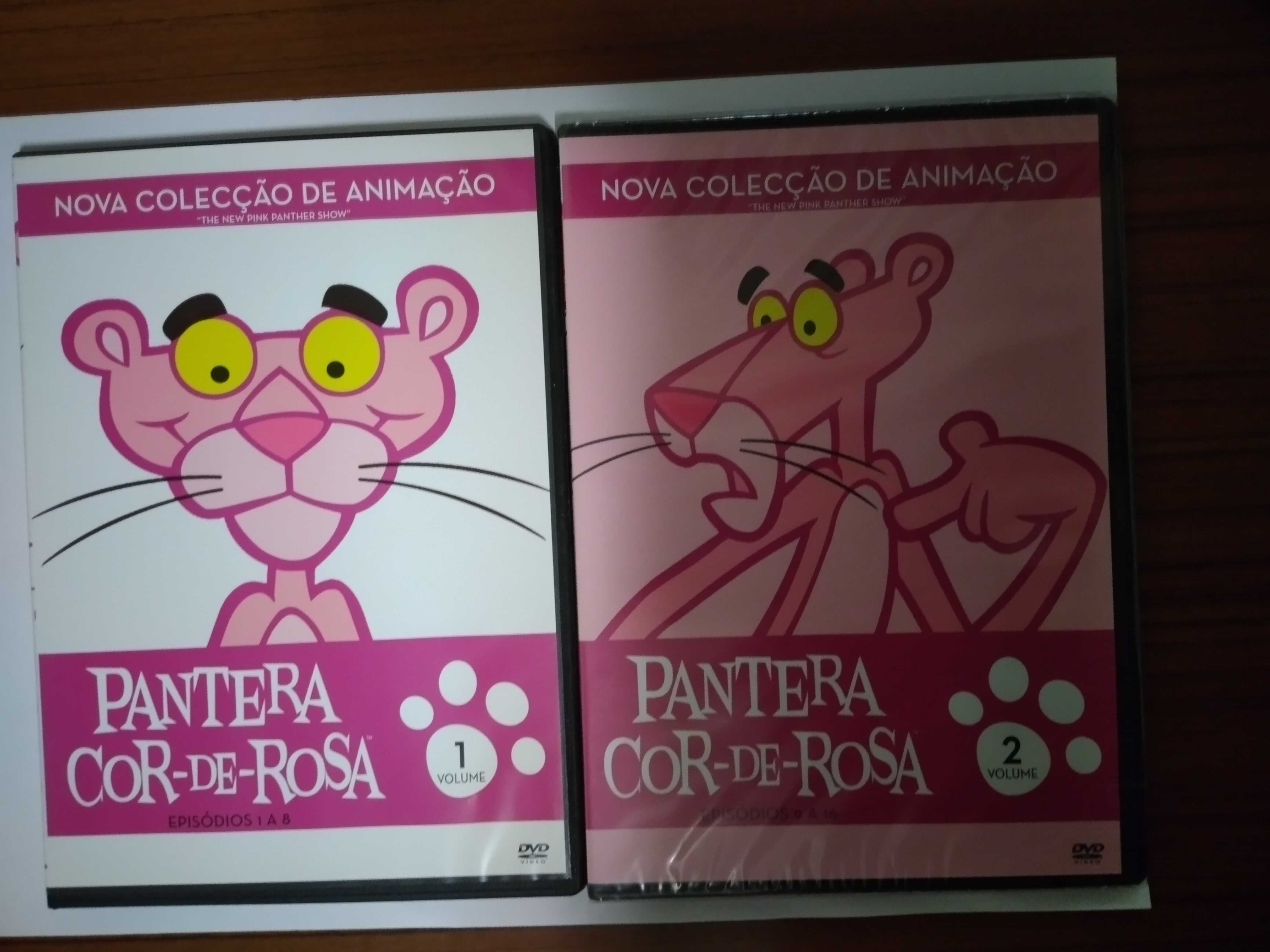 Coleção 10 DVD´s Pantera cor de Rosa