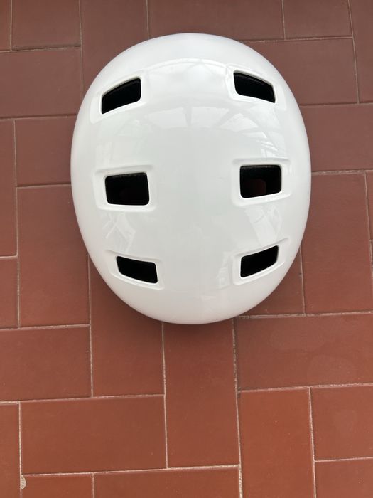 NOVO Capacete para Patins/Skate/Trotinete MF500 Branco