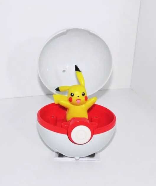 Conjunto de Pokebola + Pokemon Pikachu Original Nintendo Tomy