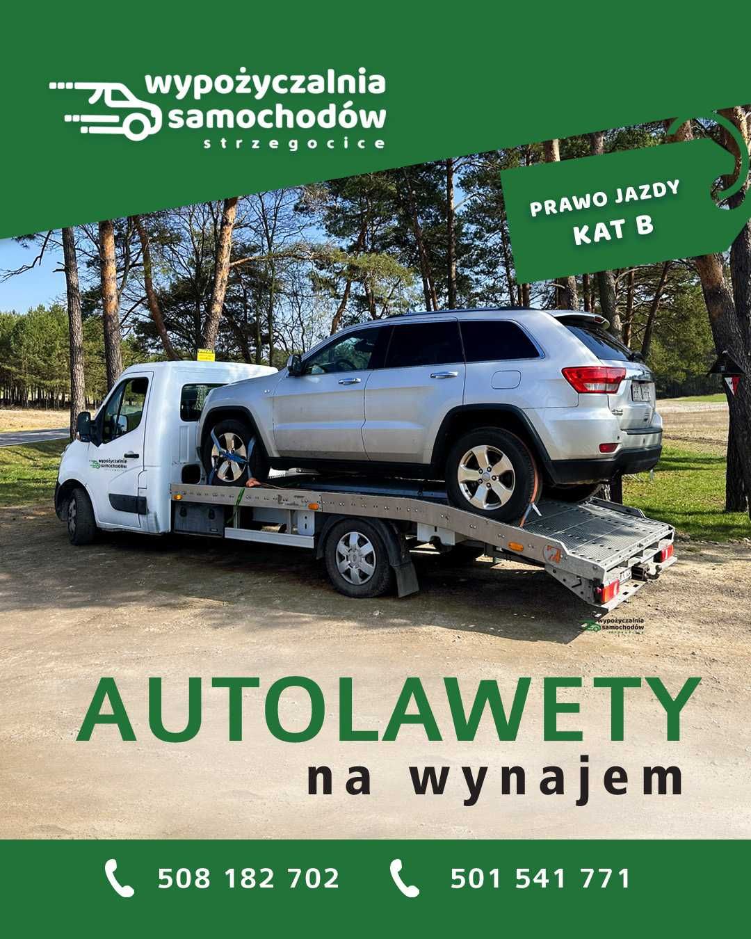 Wynajem Autolawety Iveco Laweta najazd wciagarka