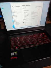 Laptop dla graczy MSI GF65 THIN