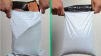 5pcs Sacos Envelopes Brancos Resistentes ao transporte