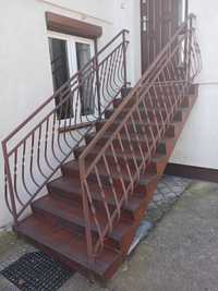 Balustrada barierka na schody masywna