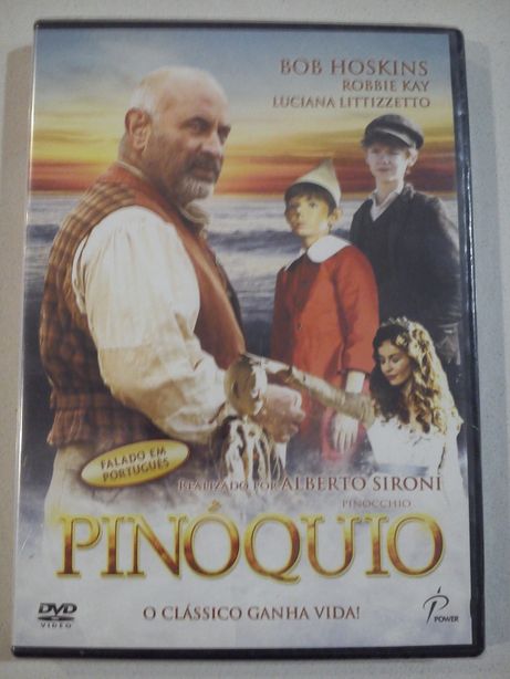 DVD Pinóquio filme falado português (personagens reais)
