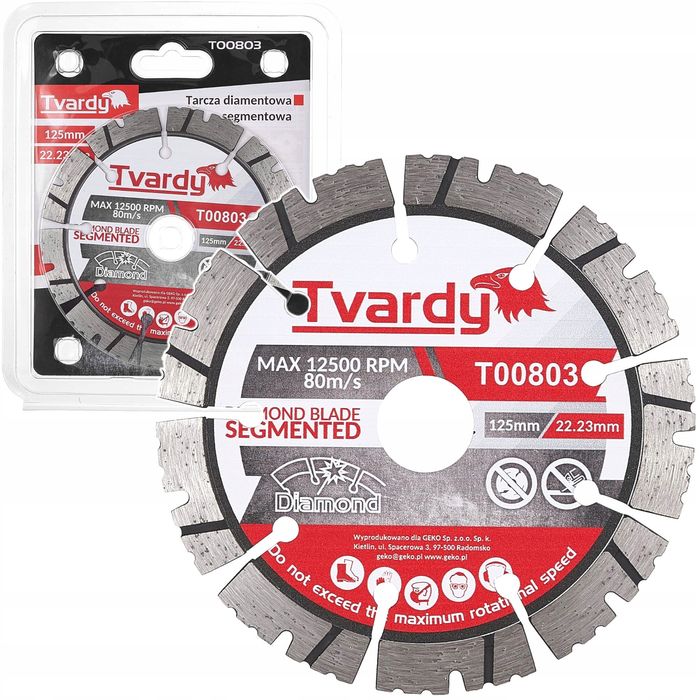 Tarcza Diamentowa Segment Do Asfaltu Kamień Marmur Granit 125Mm