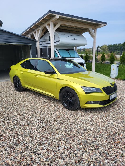 Piękna Skoda Superb Sport line 272KM 4x4 Dragon skin Salon PL