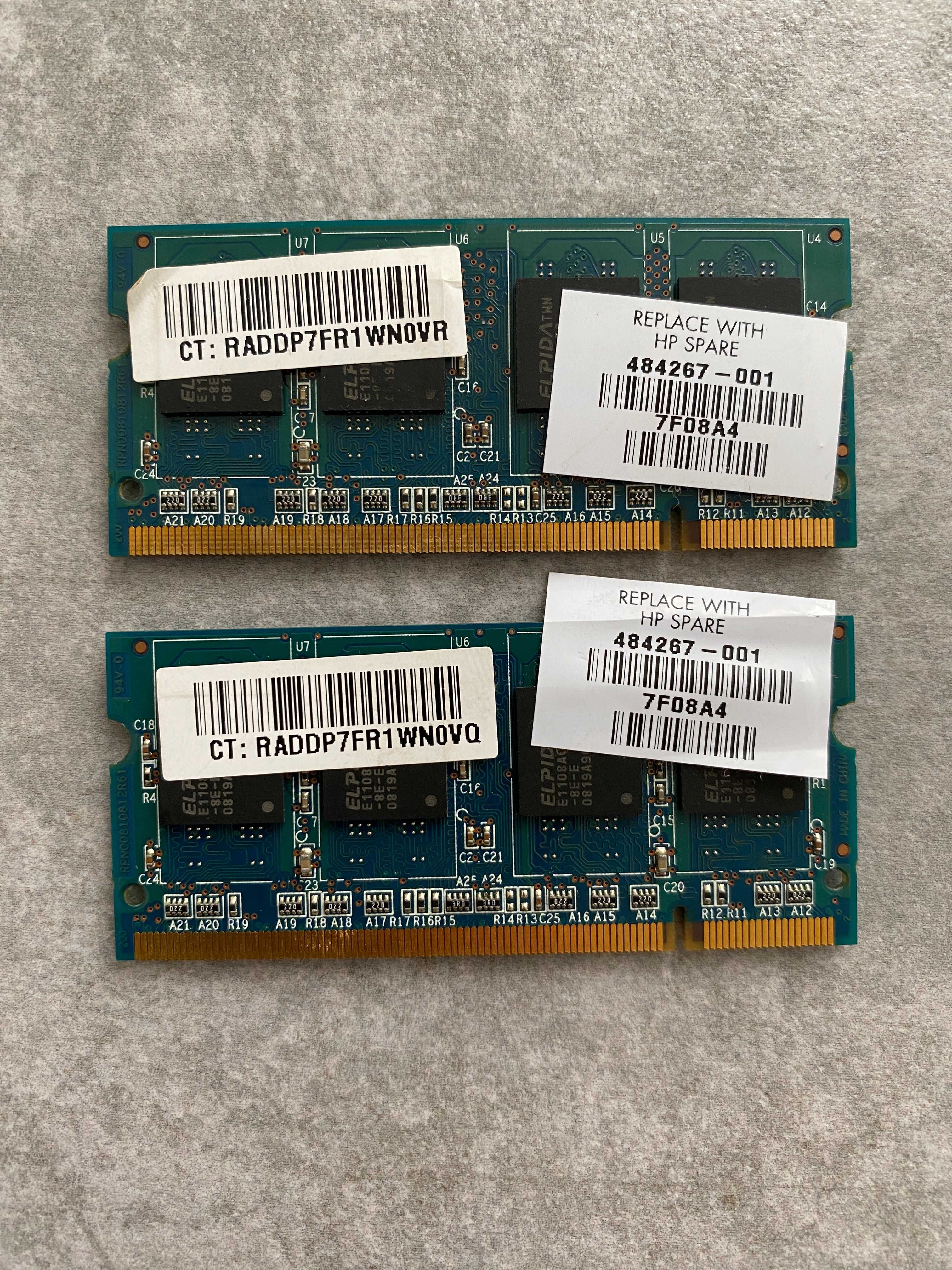 Pamięć Ramaxel 2X 1GB 1rx8 PC2-6400U-666 LF